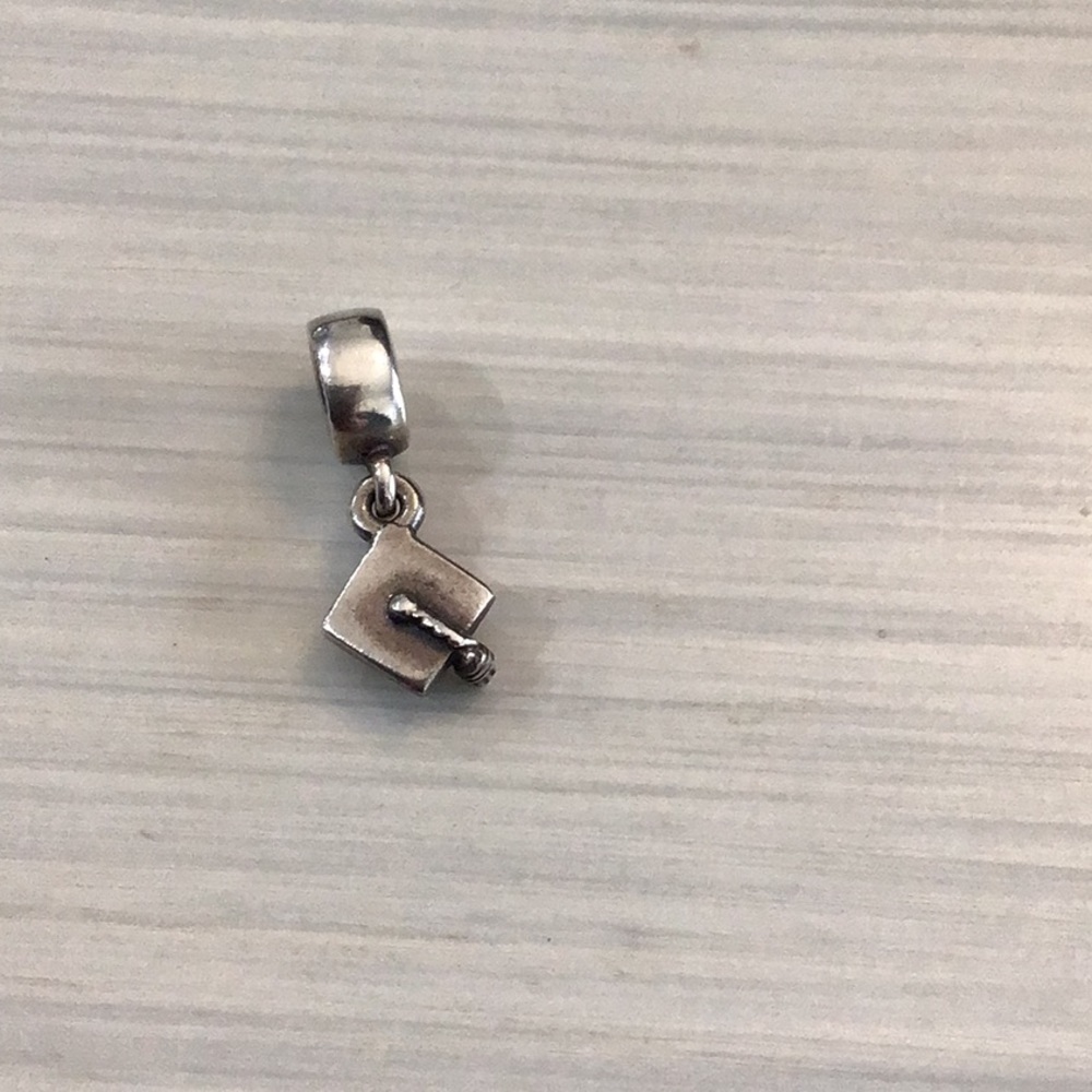 Sterling graduation cap Pandora charm